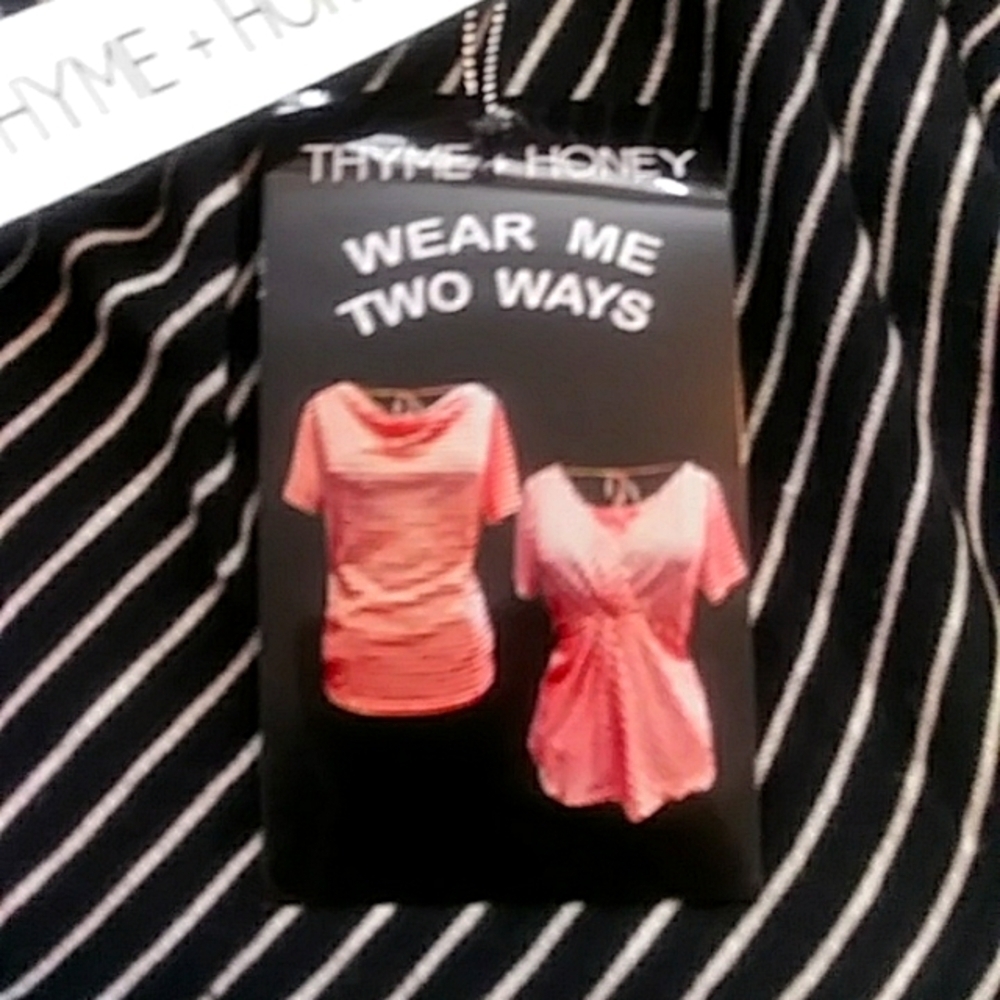 Thyme + Honey wear me 2 ways top